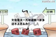 信用卡逾期1年，1万欠款怎么办？律师教你化解危机