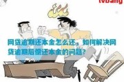网贷逾期后，平台要求我一次性还清合法吗？