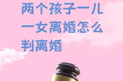 离婚两个孩子一般怎么判
