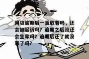 网贷逾期1年多没还，会坐牢吗？律师给你讲透后果与应对