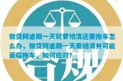 微贷网逾期扣车了怎么办？专业律师教你应对之策！