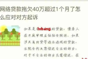 欠网贷被起诉了，我该怎么办？亲身经历告诉你！