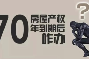 房子70年产权到期后怎么办？一文说清你的担忧！