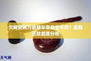 网贷逾期几年会坐牢？欠款还不上该怎么办？