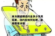 分期通逾期从哪里还款？逾期后如何化险为夷？