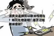 消费贷款逾期了，催收来了怎么办？哪些坑要避开？