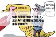 房贷逾期会影响到哪里贷款？逾期了怎么办？