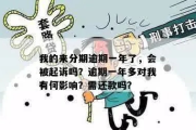 手机分期逾期1年多，后果真的只是多还点钱吗？