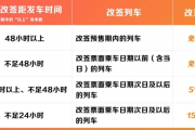 高铁票改签卡点了？开车前多久还能改？超时就白买了？