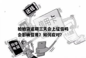 拍拍网贷逾期会上征信吗？逾期后如何补救？