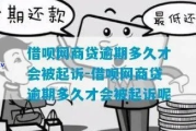 网商贷逾期后上门核实是什么意思？真的会有人上门吗？