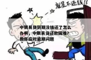 中银易贷逾期1年，真的只是拖一拖那么简单吗？
