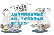 网贷逾期上征信一直不还，后果有多严重？