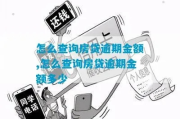 房贷逾期哪里可以查询？逾期后如何化解危机？