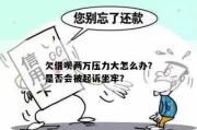 欠了借呗20000元逾期1年，会坐牢吗？律师教你如何应对债务困局