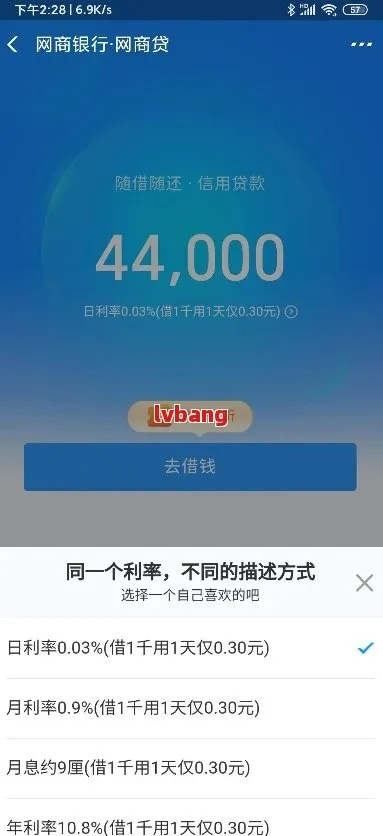 网商贷逾期日利率0.05%合法吗？逾期1天到底多掏多少钱？