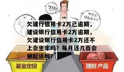 建行2万逾期1年，后果真的只是多还点钱吗？