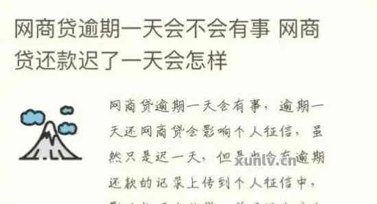 网商贷逾期两天就被关闭，这合理吗？