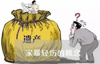 孩子在家暴中受伤，啥样才算轻伤啊？