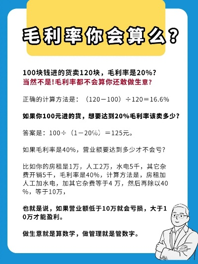 毛利润怎么算？90%的老板都算错了！
