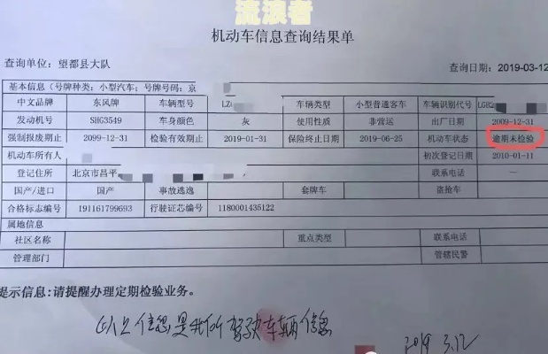 汽车逾期检验去哪里？逾期了怎么办？