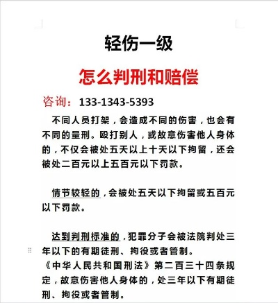把人打成轻伤，会怎么判？要赔多少钱？