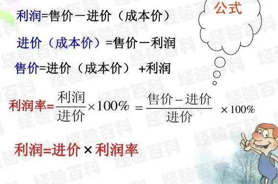 利润率怎么算?搞懂这3个公式,做生意不再瞎忙 利润率怎么算?搞懂这3个公式,做生意不再瞎忙