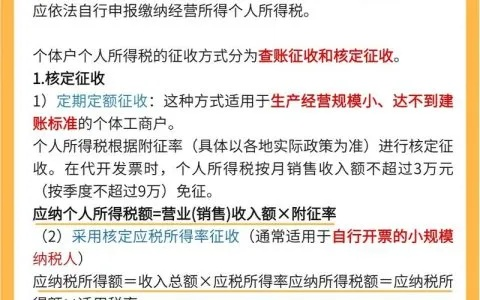 个体户怎么交税?不踩坑的实操指南来了,很多老板都搞错了! 个体户怎么交税?不踩坑的实操指南来了,很多老板都搞错了!