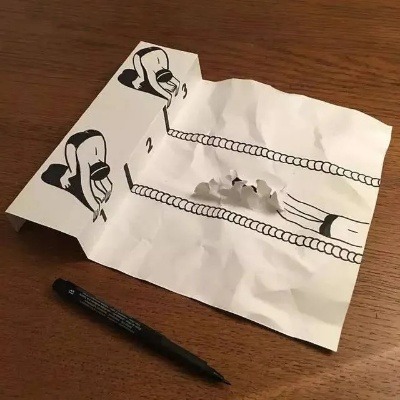 你有没有接过这样一张纸