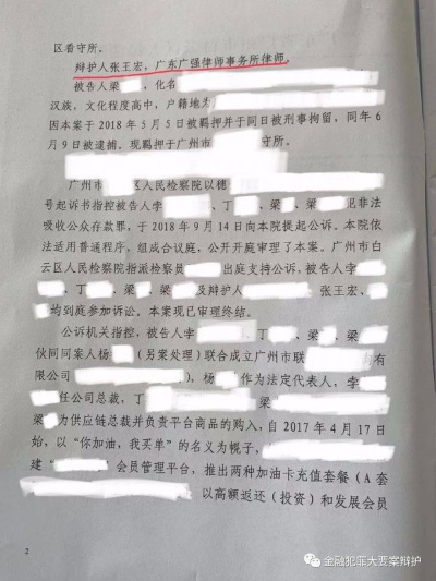 —一位刑辩律师摸着良心写的专案组明白纸